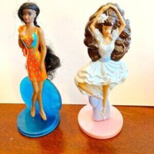 McDonald's Vintage Mattel 1992 Plastic Barbies for 4 1/2 inches